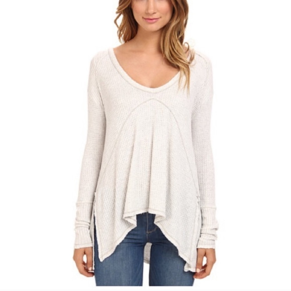 Free People Thermal Long Sleeve Shirt